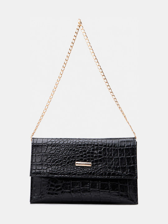 Schwarze Damen-Clutch