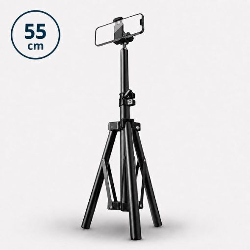Ezra Hl97-1 Phone Tripod Stand 55 Cm Adjustable Mobile Phone Stand for Photography and Video Recording
