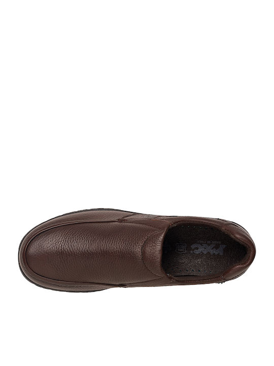Leather Men's Casual Shoes Anatomic Marrone