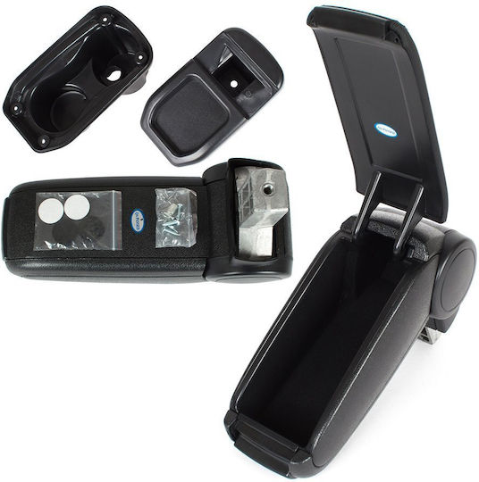 Citroen C-elysse 2012 Armrest Set Black Eco-leather + Installation Kit