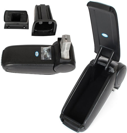 Honda Jazz III 2008 Armlehnen-Set Schwarz Stoff + Montagesatz