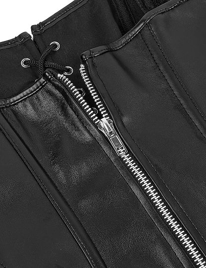 Lace Korsett aus Leder in Venice-Optik