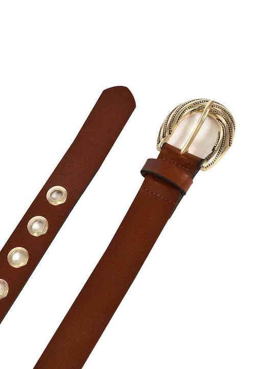 Дамски кожен колан CHESTNUT 8635.9003.N-chestnut