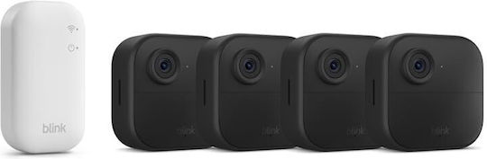 Blink 4-Camera IP Surveillance System with Wireless Cameras 1080p with Control Hub
