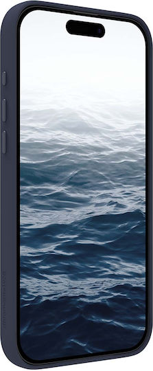 dbramante1928 Roskilde Back Cover din Piele Albastru Marin (iPhone 18 Pro Max / 17 Pro Max)