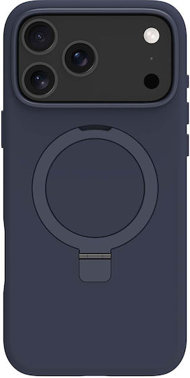 dbramante1928 Roskilde Back Cover din Piele Albastru Marin (iPhone 18 Pro Max / 17 Pro Max)