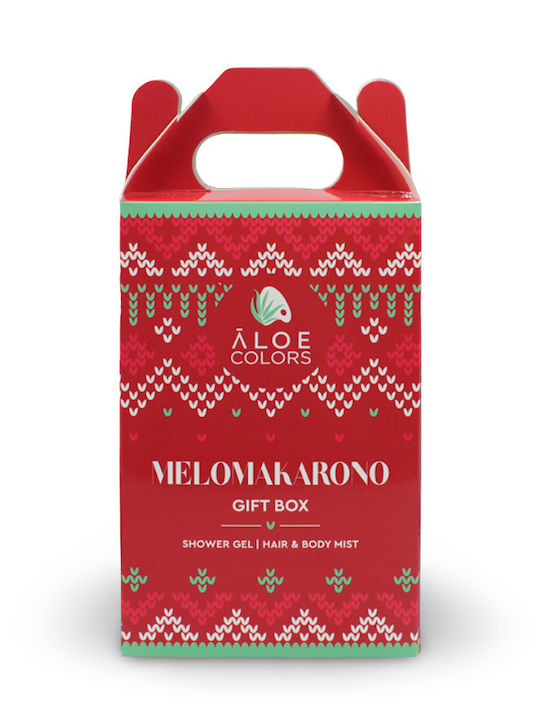 Aloe Colors Melomakarono Hautpflege-Set zur Feuchtigkeitspflege & Körperreinigung 2 Stück Aloe Colors Melomakarono Hautpflege-Set zur Feuchtigkeitspflege & Körperreinigung 2 Stück