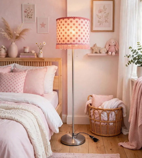 Oxygen Giant Orange Floor Lamp with E27 Lamp Holder in Orange