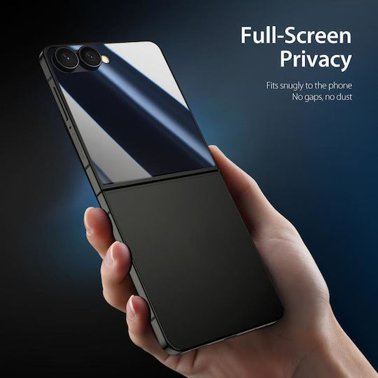 Dux Ducis Anti-Spionage-Privatsphäre-Panzerglas Samsung Galaxy Z Flip 8 5G