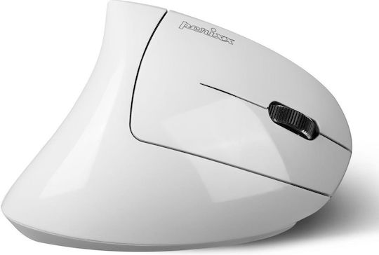 Perimice-813 Mouse Vertical Wireless Bluetooth Alb