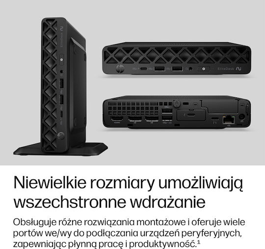 HP EliteDesk 8 Mini G2i AI PC (Core Ultra 5 322/16GB DDR5/512GB SSD/W11 Pro)