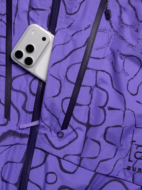 Burton Swash Synth Ins Gore-Tex 307571E5J Geacă Gore-Tex pentru Bărbați pentru Ski & Snowboard Violet