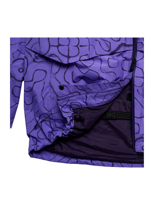 Burton Swash Synth Ins Gore-Tex 307571E5J Geacă Gore-Tex pentru Bărbați pentru Ski & Snowboard Violet
