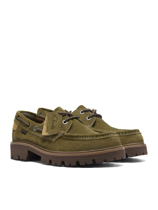 Cleyhill Δερμάτινα Ανδρικά Loafers σε Καφέ Χρώμα