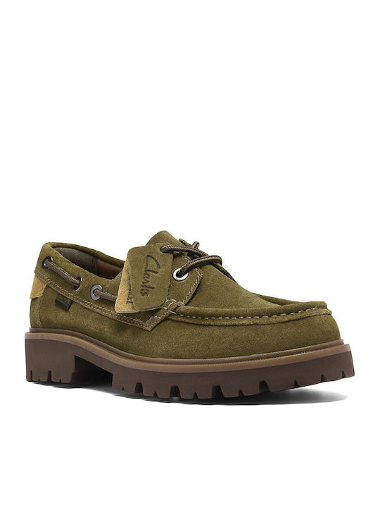 Cleyhill Δερμάτινα Ανδρικά Loafers σε Καφέ Χρώμα