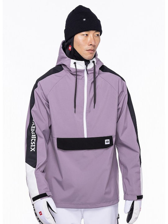 686 I-004410-273 Men's Soft Shell Ski & Snowboard Jacket Dusty Orchid