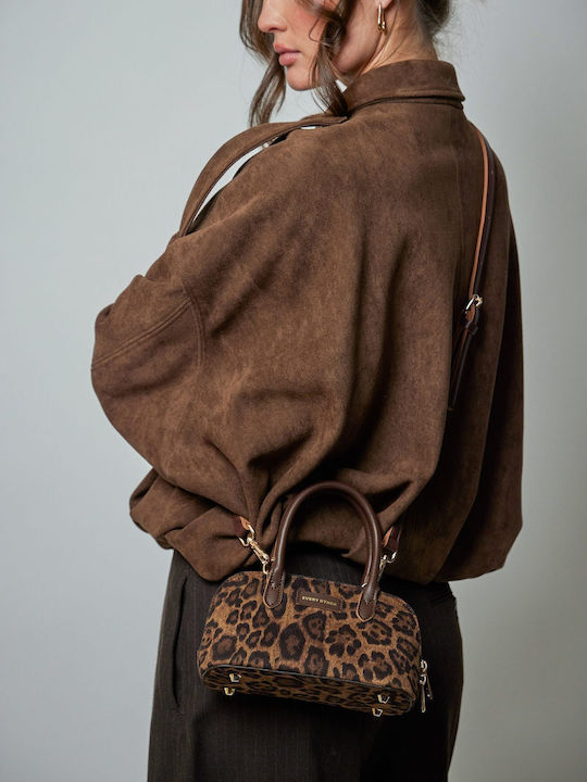 Women's Suede Shoulder Bag Black