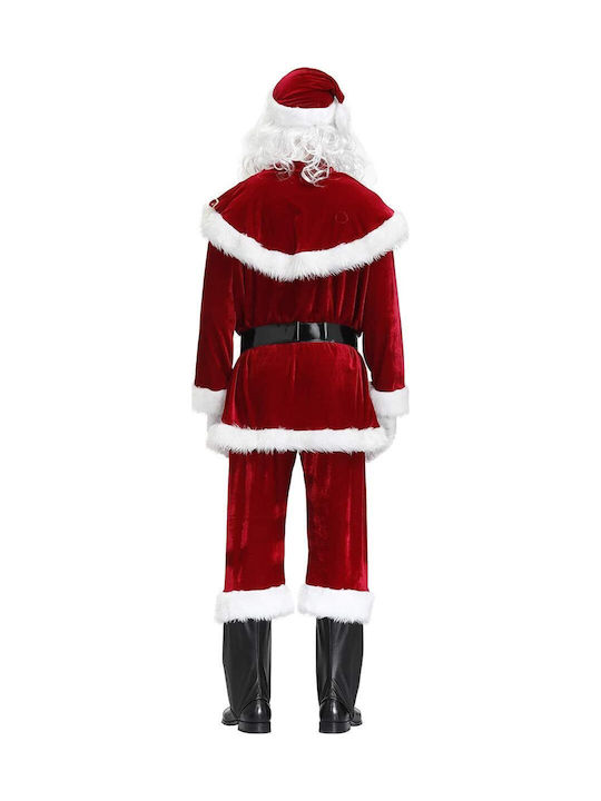 Χριστουγεννιάτικη Στολή Αγιοβασιλίνα Costume Κόκκινη