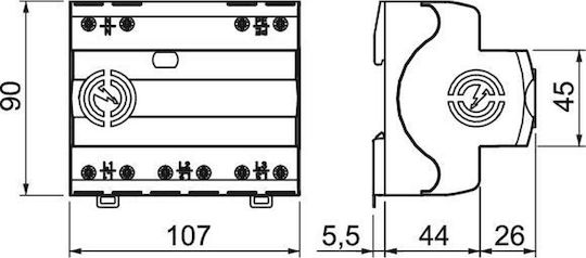 OBO Bettermann Panel Lightning Protection Type T1 / T2 / T3