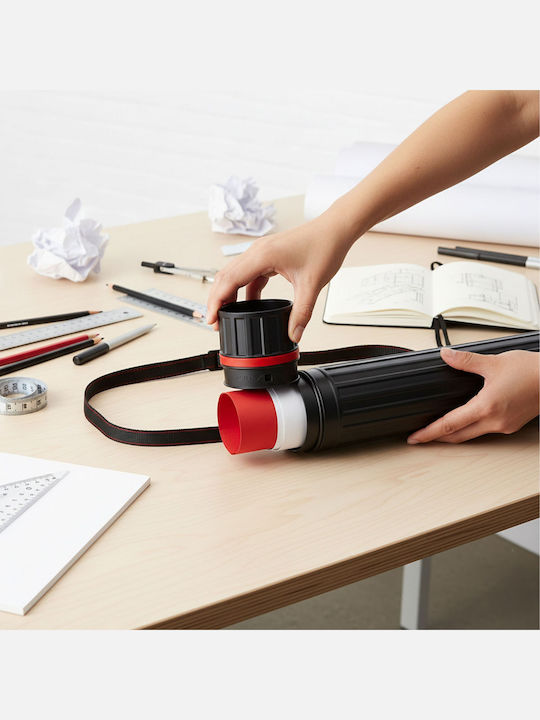 Relaxdays Eco-Friendly Red Drawing Tube