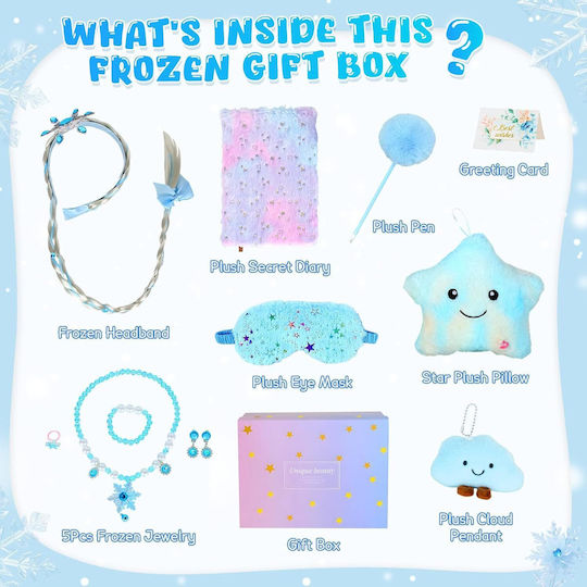 Frozen-Geschenkset für Mädchen: Tagebuch und Kissen
