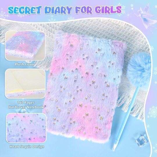 Frozen-Geschenkset für Mädchen: Tagebuch und Kissen