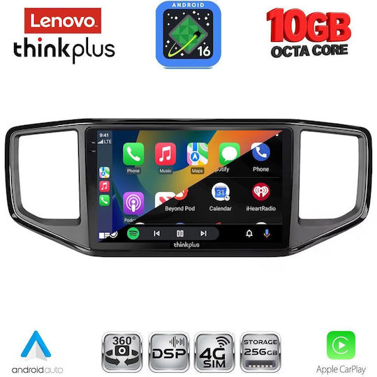 Lenovo Auto-Audiosystem Für BMW X2 / X6 Volkswagen Amarok 2017–2022 (Bluetooth/USB/WiFi/GPS/Apple CarPlay/Android Auto) Mit 9-Zoll-Touchscreen