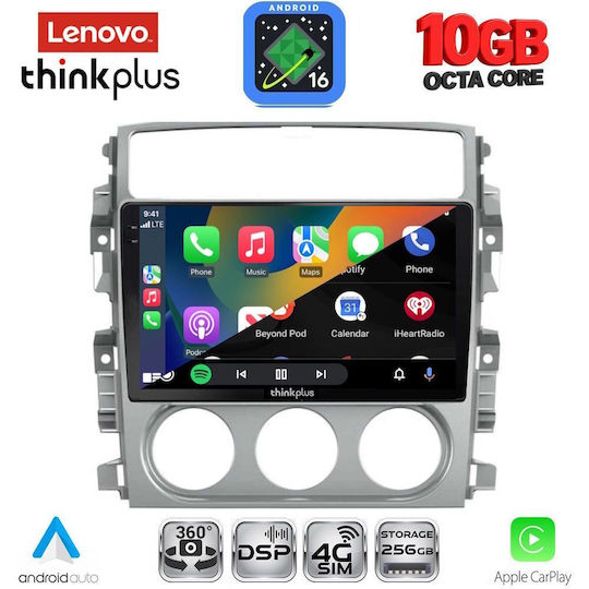 Lenovo Auto-Audiosystem für Suzuki Liana BMW X2 / X6 2001–2007 (Bluetooth/USB/WiFi/GPS/Apple CarPlay/Android Auto) mit 9" Touchscreen