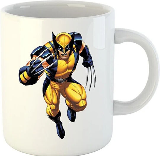 Superhero Scary Κούπα Κεραμική Λευκή 330ml (Προσωποποιημένο)