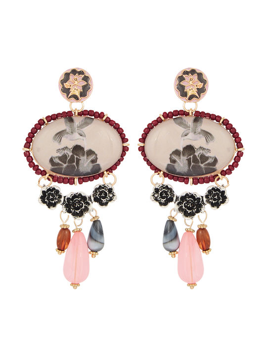 Vintage Handmade Stone Earrings Malena Vintage Handmade Stone Earrings Malena
