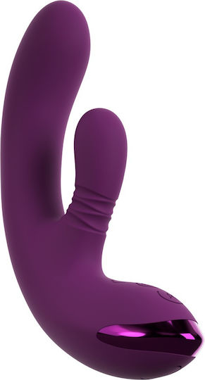 Javida Mini Δονητής Rabbit με Απομακρυσμένο Έλεγχο 10.5cm Λιλά