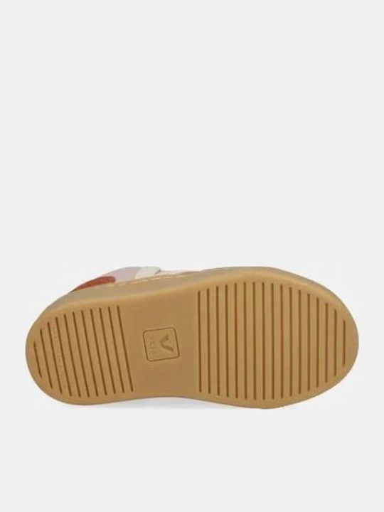 V-10 Kinder Sneaker mit Klettverschluss in Rosa