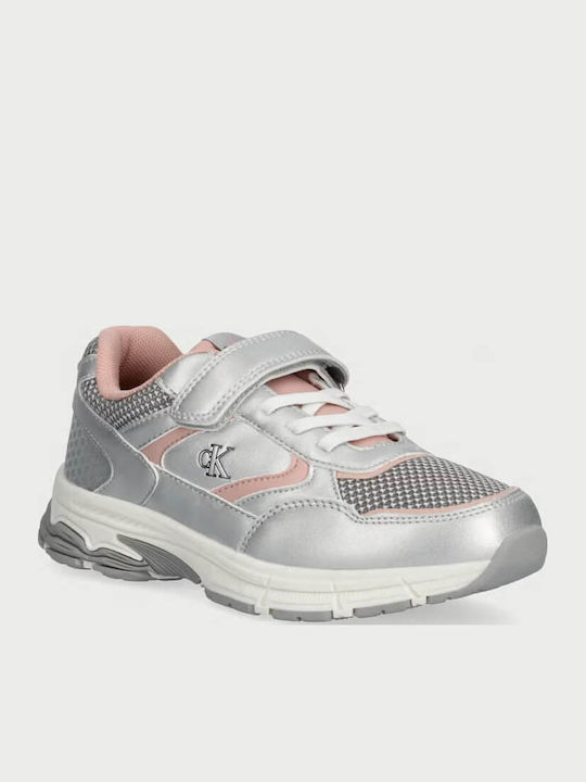 Kids Sneakers Silver