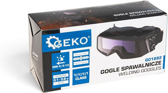 Geko Ηλεκτρονικά Γυαλιά Ηλεκτροκόλλησης Μαύρα