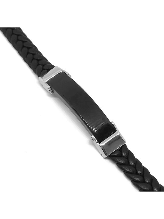 Kalliopi Silver Brățară Pentru Bărbați Tip Identitate din Oțel Inoxidabil 23cm Kalliopi Silver Brățară Pentru Bărbați Tip Identitate din Oțel Inoxidabil 23cm