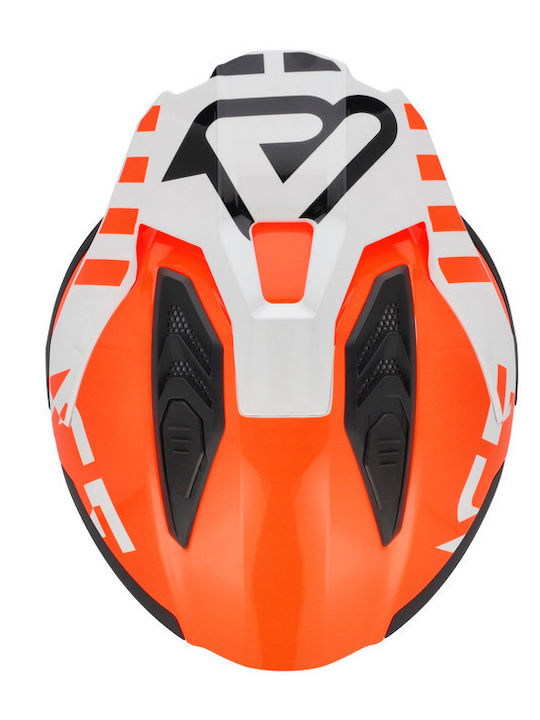Acerbis Aria Evo Graphic White/Orange Cască Moto Jet ECE 22.06 cu Vizieră de Soare Acerbis Aria Evo Graphic White/Orange Cască Moto Jet ECE 22.06 cu Vizieră de Soare