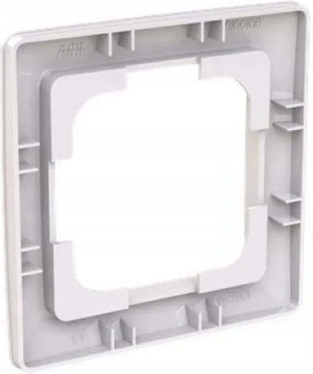 Abb Switch Frame 1 Position Horizontal Placement in White Colour