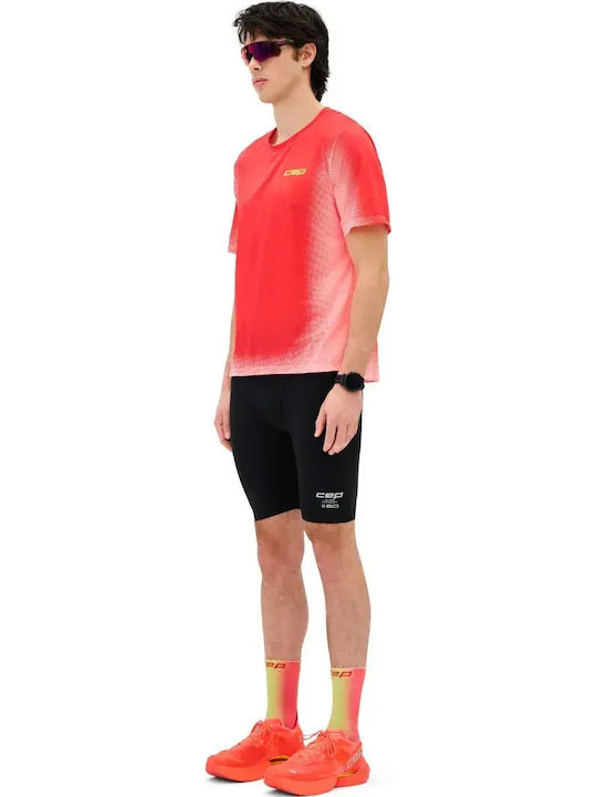 Tricou Sport Neon Coral/Fade