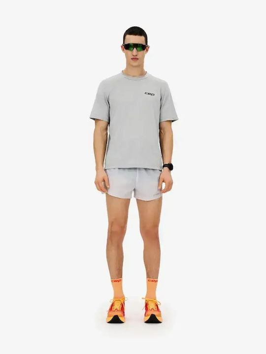 Sport-T-Shirt Hellgrau