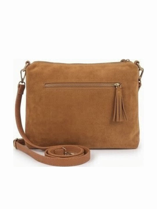 Дамски Плик от Велур в Тауп H681-Brown