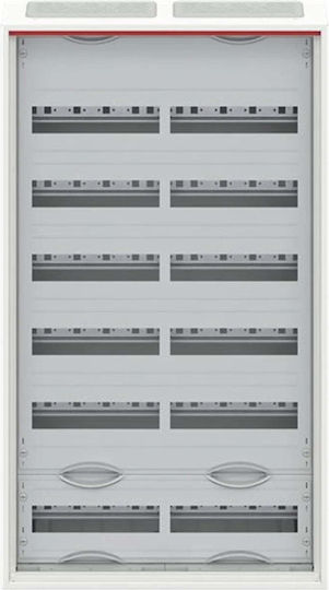 Abb Waterproof Wall-Mounted Electrical Panel, 6 Rows, 24 Modules