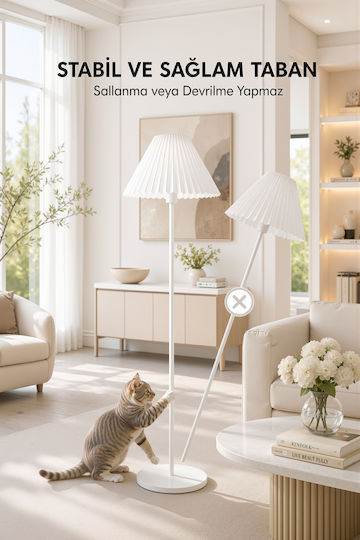 SteweHome Φωτιστικό Δαπέδου Υ150εκ. Λευκό SteweHome Φωτιστικό Δαπέδου Υ150εκ. Λευκό