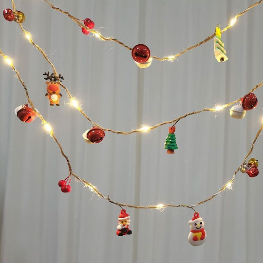 20 Λαμπάκια LED 1.9μ. Θερμό Λευκό σε Σειρά