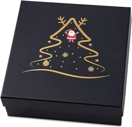 Paper Christmas Gift Box 17x8x17cm 12pcs (Various Designs/Colors)