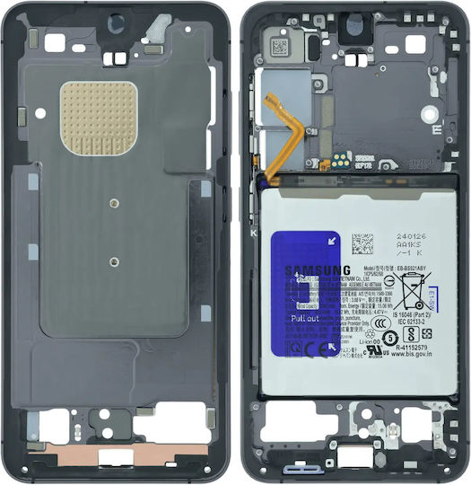 Mid-frame Housing Samsung Galaxy S24 5g Us Version Service Pack Onyx Black