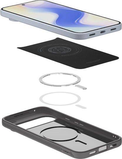 Калъф Spigen Liquid Air Magsafe Marble Grey за Google Pixel 10 / 10 Pro