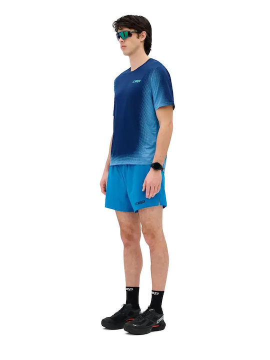 Men's Sports Shorts Relaxed Fit Blue