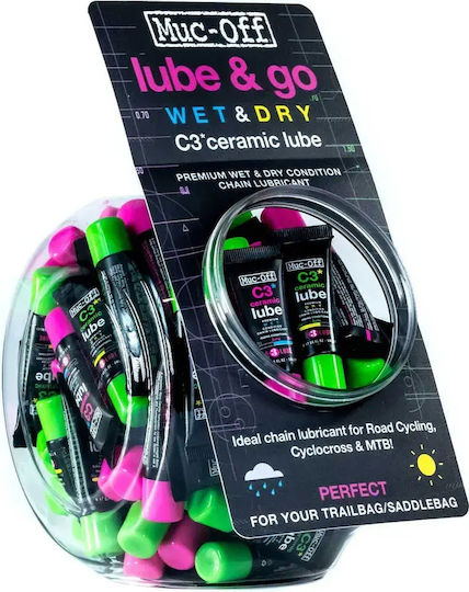 Muc-Off C3 Keramik-Nassschmiermittel für Fahrradketten 5 ml