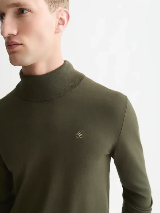Khakifarbener Pullover