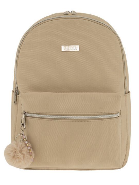 Women's Backpack / Shoulder Bag Beige